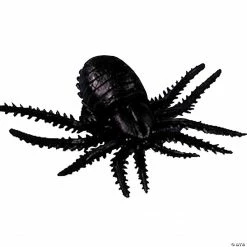 1.5" Black Spider Decoration