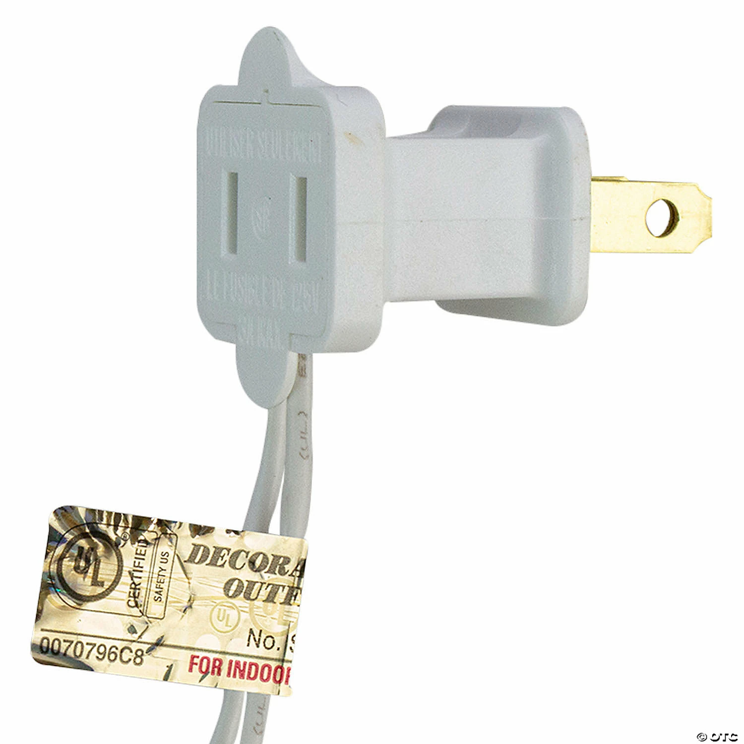 10-Count White and Black Skull Paper Lantern Halloween Lights 8.5ft White Wire - Image 4