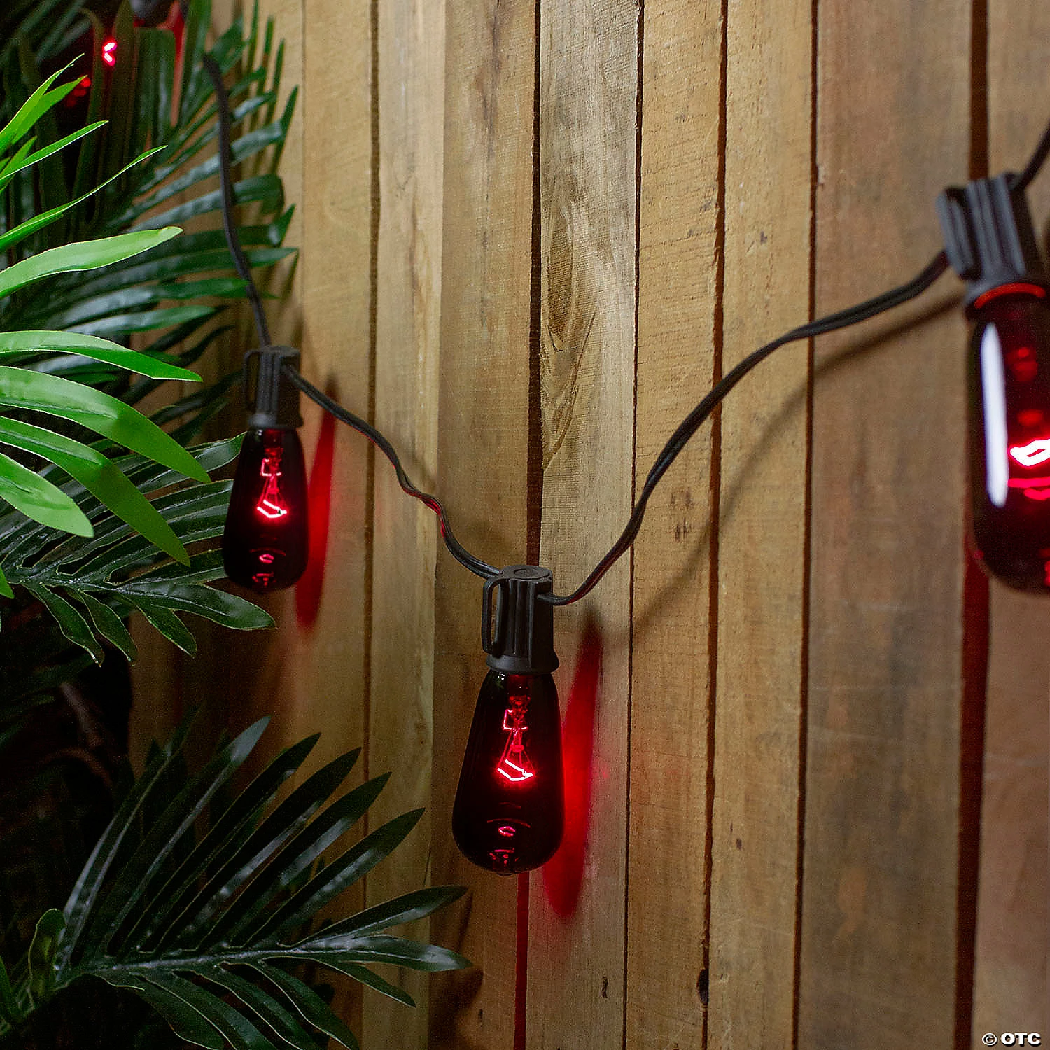 10ct Purple Edison E17 Halloween Light Set - 9ft Black Wire - Image 2