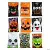 12 1/2" x 17" Bulk Medium Halloween Trick-or-Treat Plastic Goody Bag Assortment - 250 Pc.