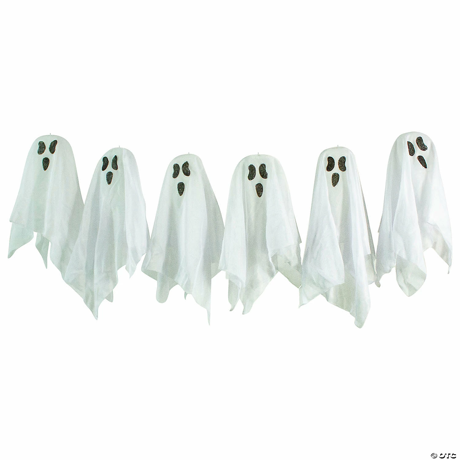 6-Piece Ghost Family Halloween Porch Display Decoration Set
