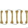 6ct Bone Shaped Halloween Lights - 9.75ft Black Wire
