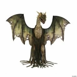 Animated 7 Ft Dark Forest Dragon