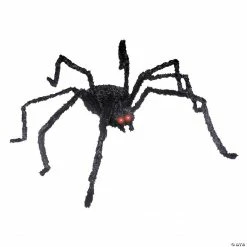 Animated Black Spider Halloween Decoration
