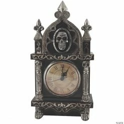 Animated Haunted Raven Clock Halloween Decoration