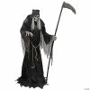 Animated Lunging Reaper with Digital Eyes Halloween Decoration