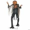 Animated Scorched Scarecrow Halloween Decoration