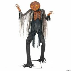 Animated Scorched Scarecrow Halloween Decoration