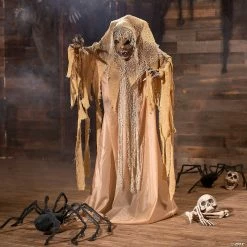 Animated Shaking Mummy Standing Halloween Decoration