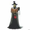 Animated Spell-Speaking Witch Halloween Decoration