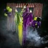 Animated Standing Scary Clown Halloween Decoration