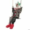 Animated Swinging Chuckles Clown Halloween Decoration