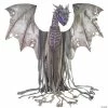 Animated Winter Dragon Halloween Decoration