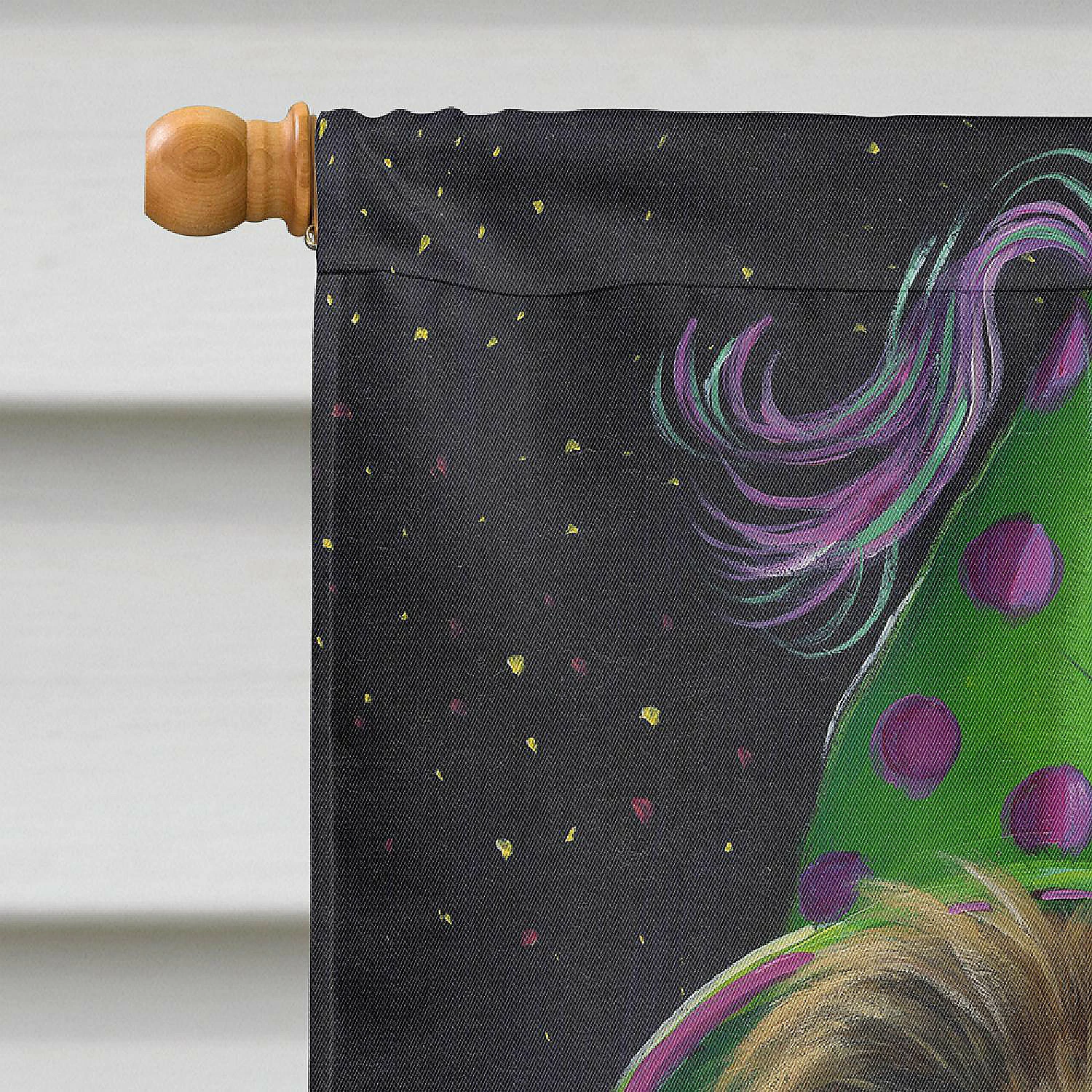 Caroline's Treasures, Halloween, Cairn Terrier Halloween PeekaBoo Flag Canvas House Size, 28 x 40, Dogs - Image 3