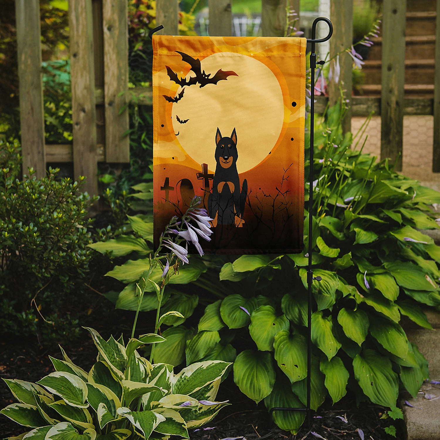 Caroline's Treasures, Halloween, Halloween Beauce Shepherd Dog Flag Garden Size, 11.25 x 15.5, Dogs - Image 2
