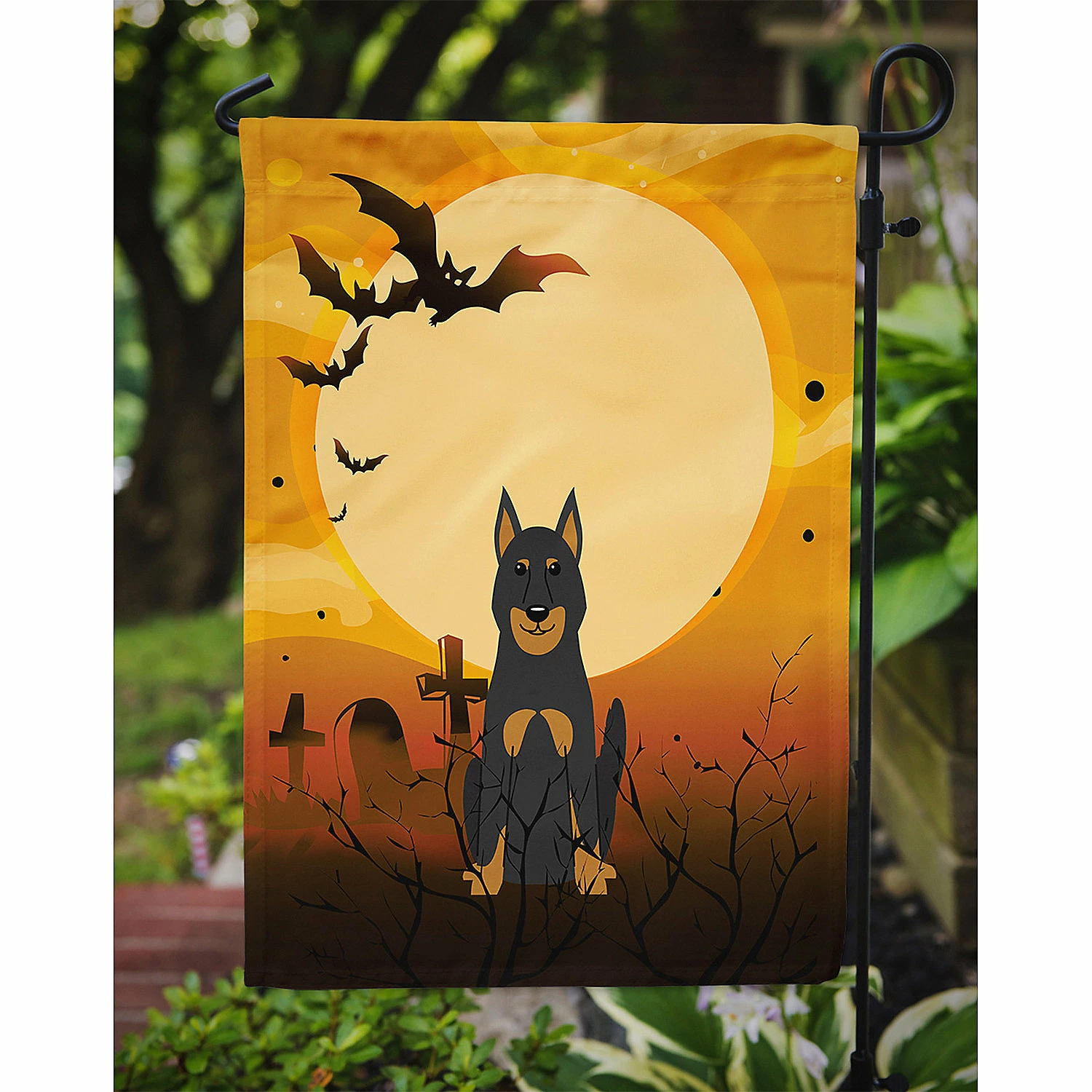 Caroline's Treasures, Halloween, Halloween Beauce Shepherd Dog Flag Garden Size, 11.25 x 15.5, Dogs - Image 3