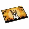 Caroline's Treasures, Halloween, Halloween Boxer Indoor or Outdoor Mat 24x36, 36 x 24, Dogs