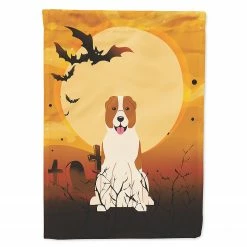 Caroline's Treasures, Halloween, Halloween Central Asian Shepherd Dog Flag Garden Size, 11.25 x 15.5, Dogs