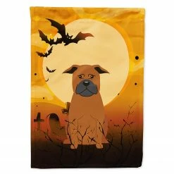Caroline's Treasures, Halloween, Halloween Chinese Chongqing Dog Flag Garden Size, 11.25 x 15.5, Dogs