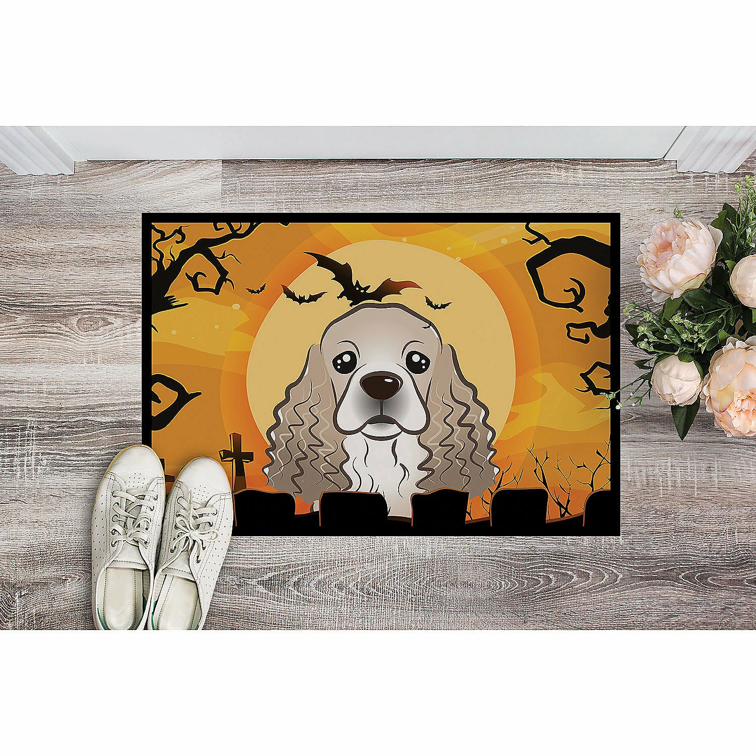 Caroline's Treasures, Halloween, Halloween Cocker Spaniel Indoor or Outdoor Mat 24x36, 36 x 24, Dogs - Image 2