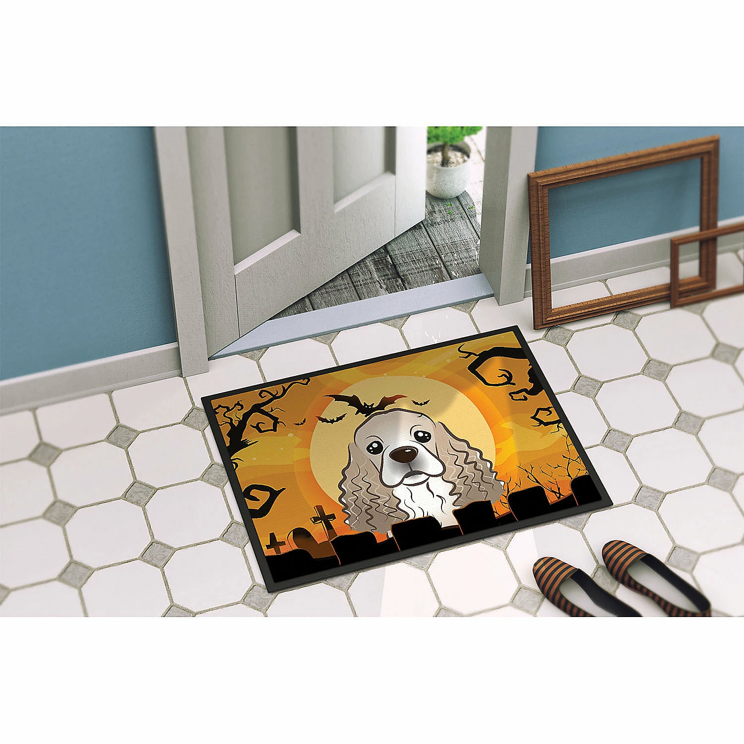 Caroline's Treasures, Halloween, Halloween Cocker Spaniel Indoor or Outdoor Mat 24x36, 36 x 24, Dogs - Image 4