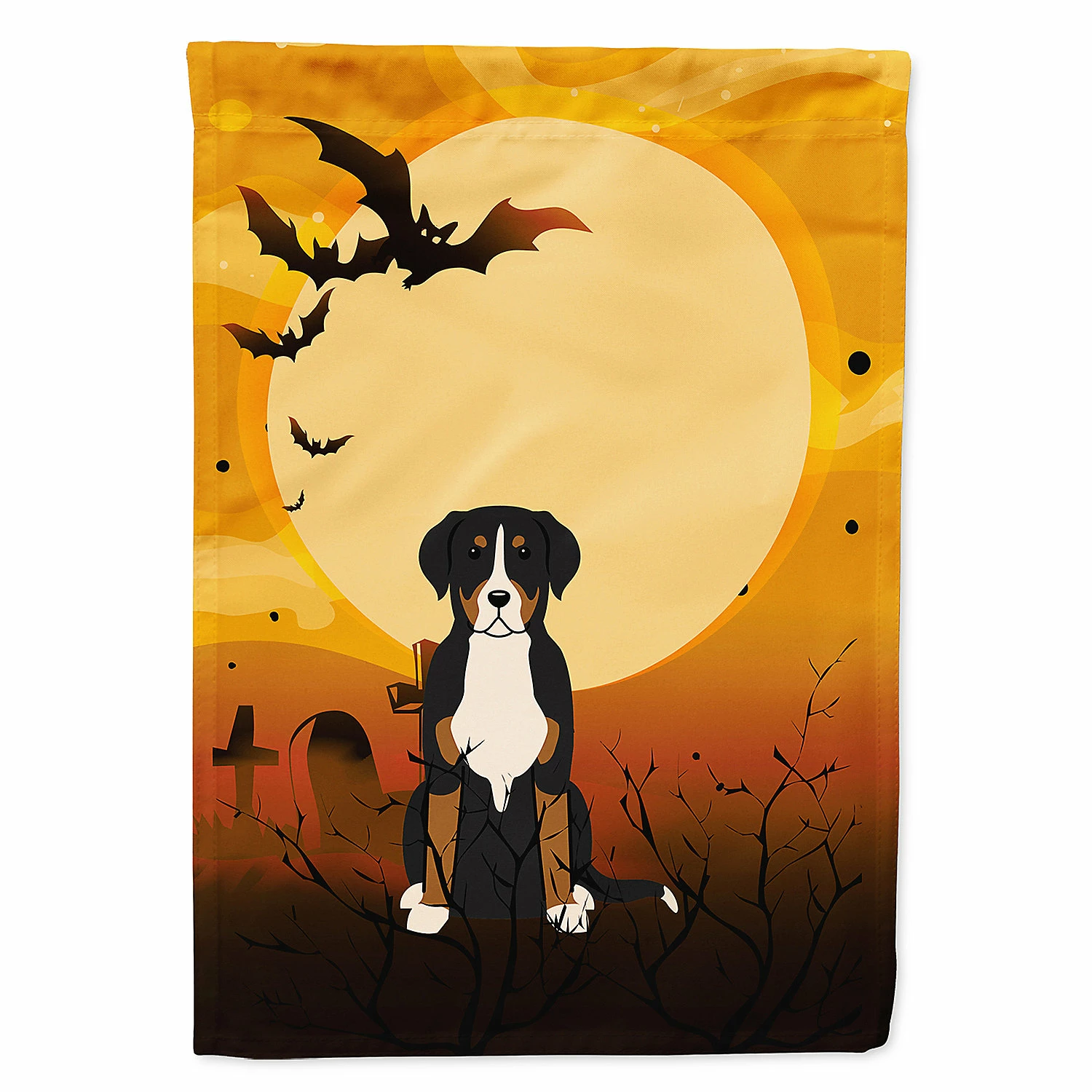 Caroline's Treasures, Halloween, Halloween Greater Swiss Mountain Dog Flag Garden Size, 11.25 x 15.5, Dogs - Image 3