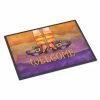 Caroline's Treasures, Halloween, Halloween Welcome Witches Feet Indoor or Outdoor Mat 24x36, 36 x 24, Seasonal