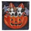 Caroline's Treasures, Halloween, Jack Russell Terrier Halloween Flag Canvas House Size, 28 x 40, Dogs