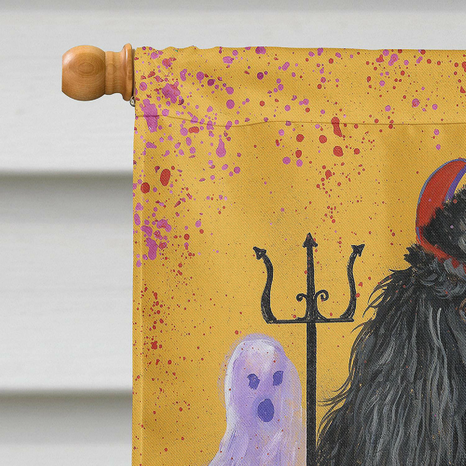 Caroline's Treasures, Halloween, Poodle Halloween Flag Canvas House Size, 28 x 40, Dogs - Image 3