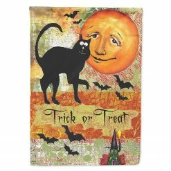 Caroline's Treasures, Halloween, Trick or Treat Moon Halloween Flag Garden Size, 11.25 x 15.5, Seasonal