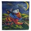 Caroline's Treasures, Halloween, Westie Halloween Witch Flag Canvas House Size, 28 x 40, Dogs
