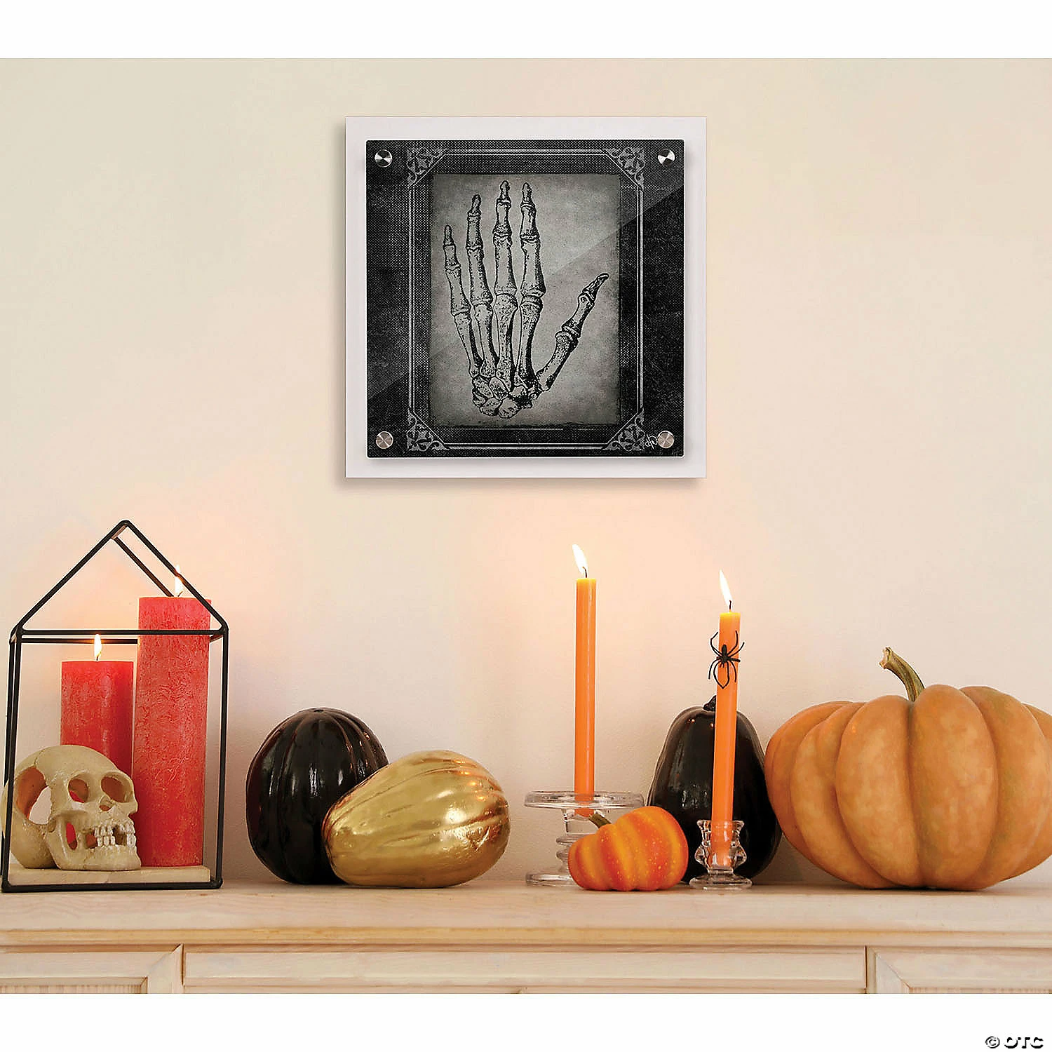 Creative Gallery "Boney Hands Epsilon" 14x14 Acrylic Float Wall Art Print - Image 2