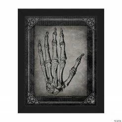 Creative Gallery "Boney Hands Epsilon" 16x20 Black Framed Wall Art Print