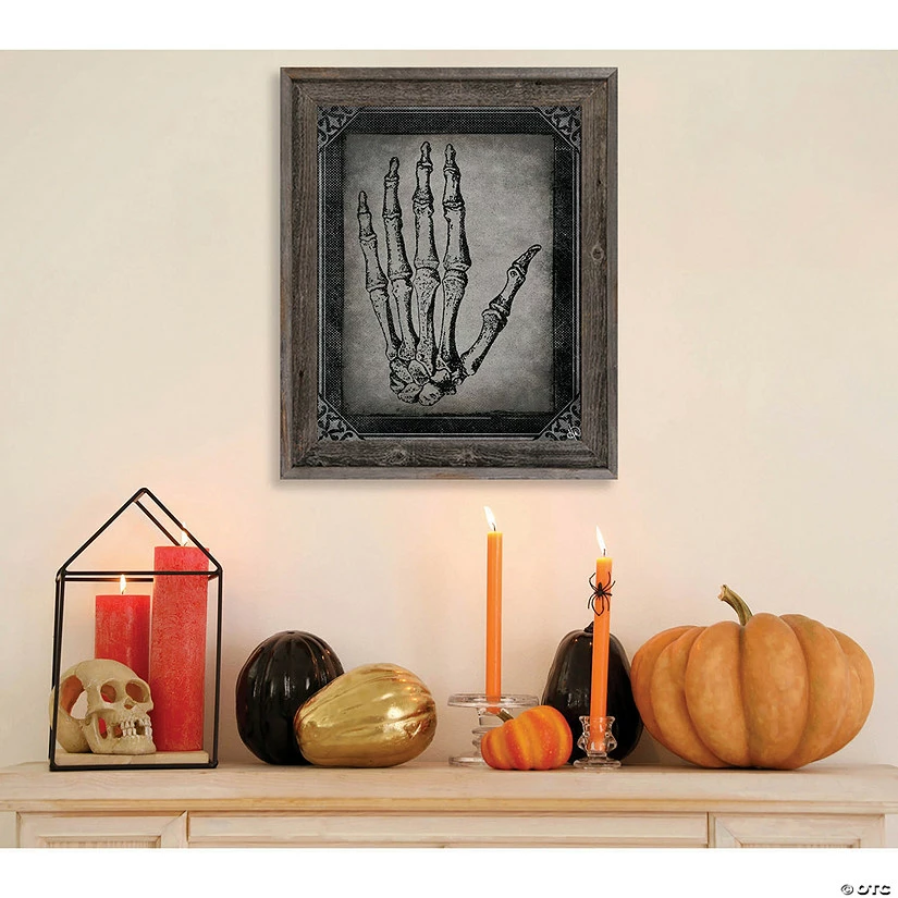 Creative Gallery "Boney Hands Epsilon" Barn Wood Framed Wall Art Print