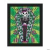 Creative Gallery "Dead in Coffin - green" 16x20 Black Framed Wall Art Print
