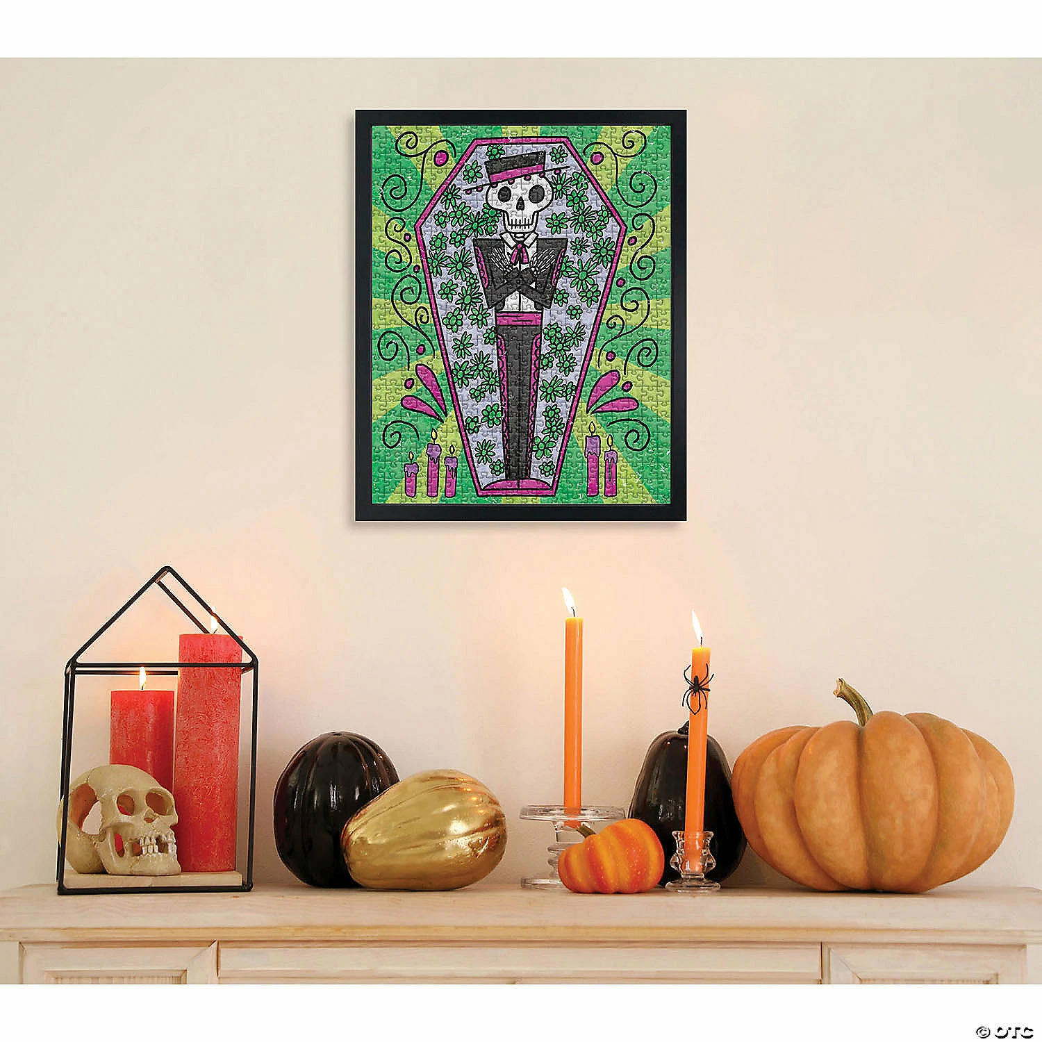 Creative Gallery "Dead in Coffin - green" 16x20 Puzzle & Puzzle Wall Mount Bundle - Image 2