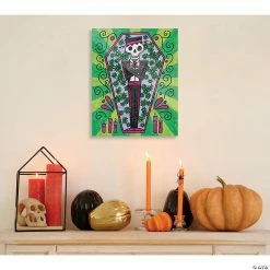 Creative Gallery "Dead in Coffin - green" Acrylic Wall Art Print