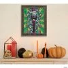 Creative Gallery "Dead in Coffin - green" Barn Wood Framed Wall Art Print