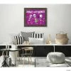 Creative Gallery "Shake Them Bones - Purple" Barn Wood Framed Wall Art Print