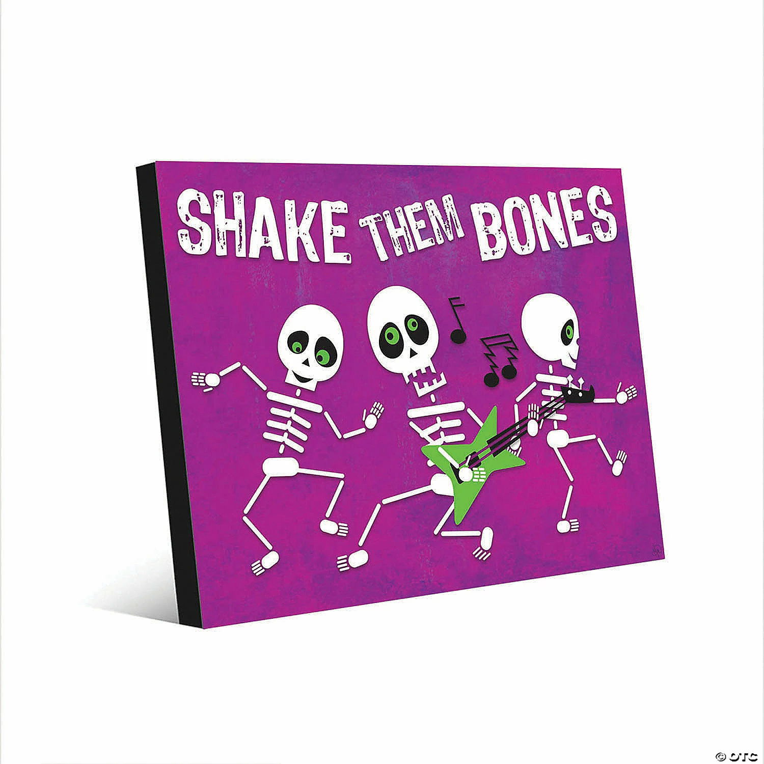 Creative Gallery "Shake Them Bones - Purple" Metal Wall Art Print - Image 2