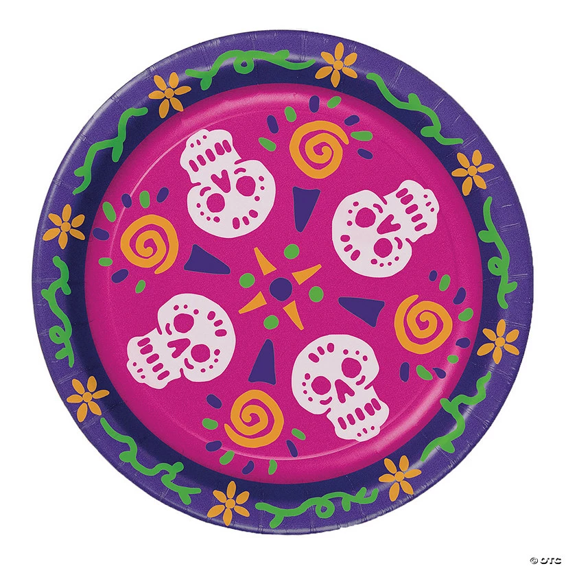 Day Of The Dead Plates