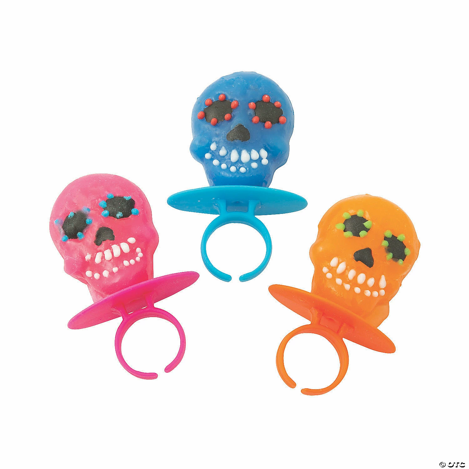 Day of the Dead Ring Lollipops - 18 Pc. - Image 3