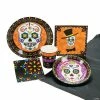 Day of the Dead Tableware Kit for 8 Guests