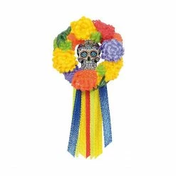 Department 56 Halloween Village Day of the Dead Wreaths Accessory 6005563