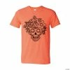 Floral Sugar Skull Adult’s T-Shirt
