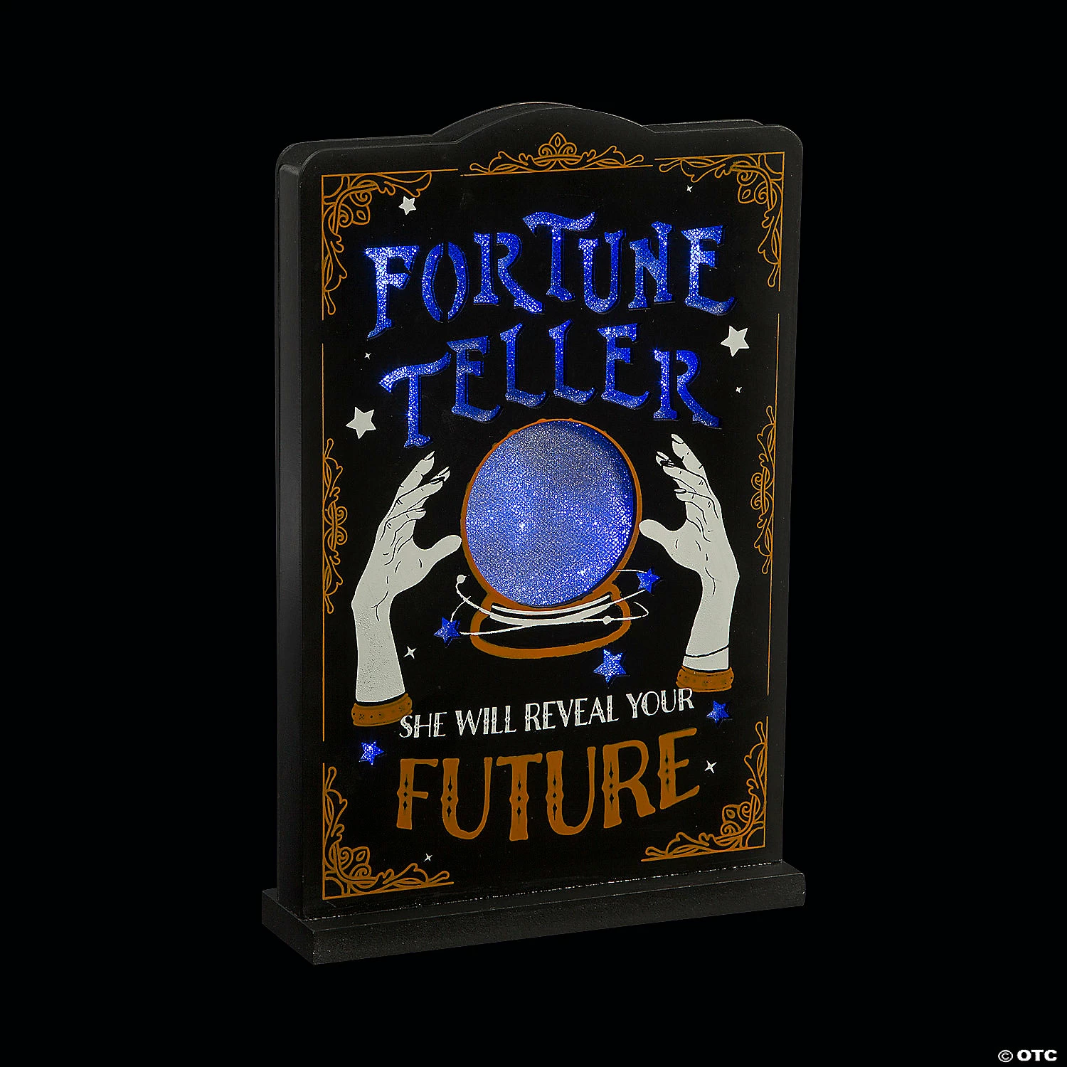 Fortune Teller LED Tabletop Sign Halloween Decoration - Image 2