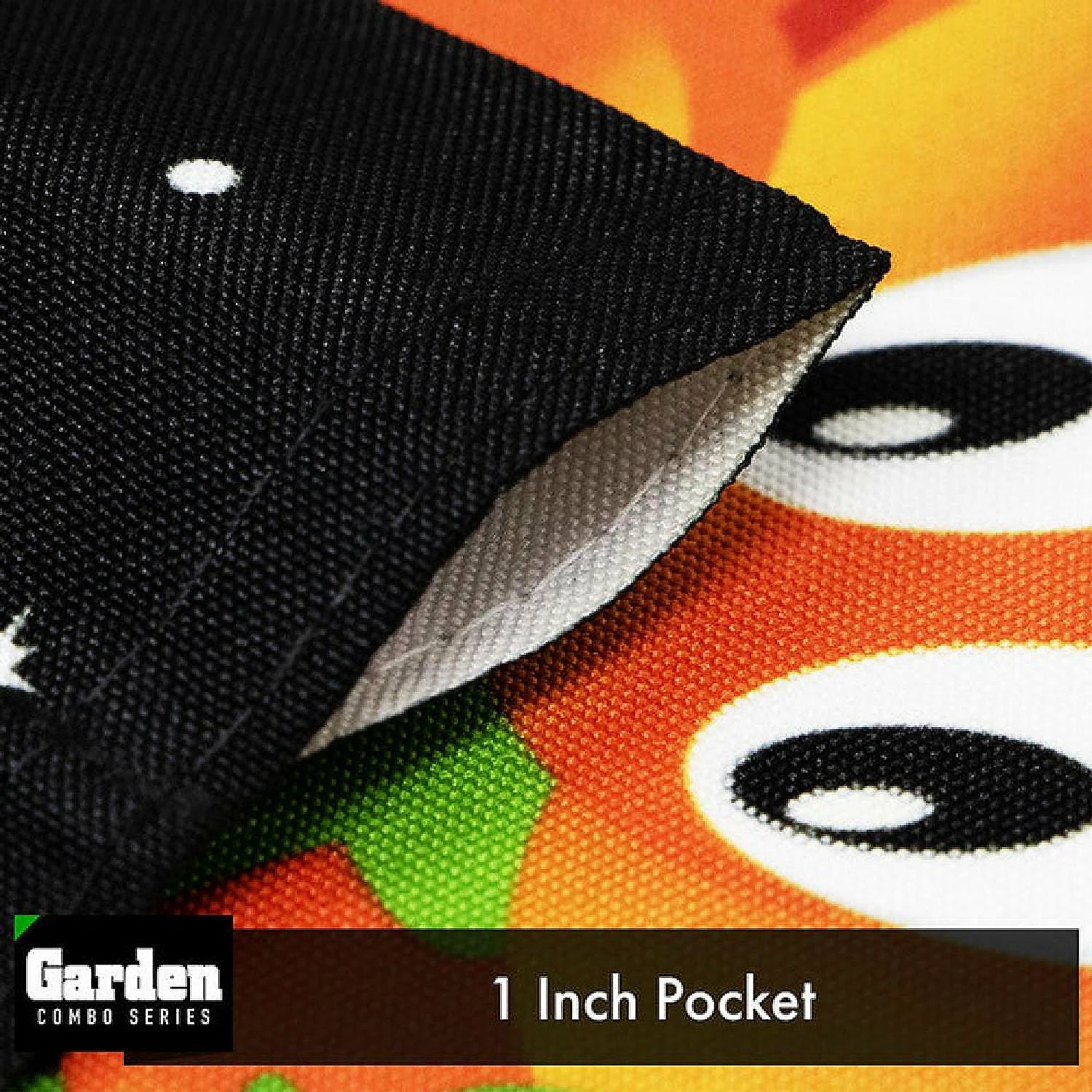 G128 - Combo Pack: Garden Flag Stand Black 36x16IN and Garden Flag Happy Halloween Three Pumpkins 12x18IN - Image 4
