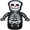 Gemmy Airblown Happy Skeleton 3.5 ft Tall Multicolored