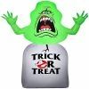 Gemmy Airblown Inflatable Ghostbusters Slimer with Tombstone 3.5 ft Tall Green