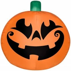 Gemmy Airblown Inflatable Happy Jack O' Lantern 2.5 ft Tall orange